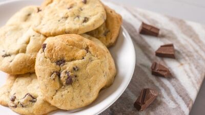 Şekersiz çikolatalı kurabiye