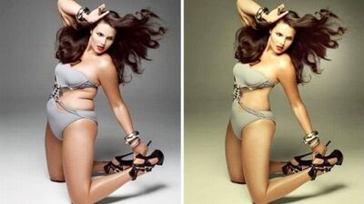 Ünlülerin photoshopsuz halleri