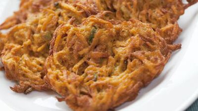 Körili tatlı patatesten krep