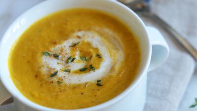 Pırasalı balkabağı çorbası