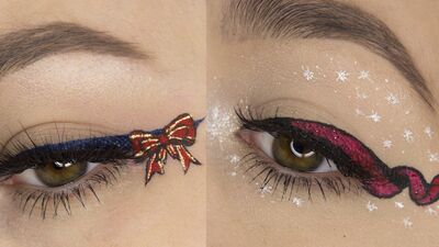 Yılbaşına özel eyeliner