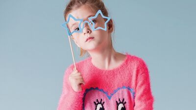 Çocuklar kışın da çok şık