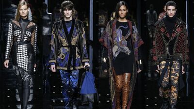 Balmain Erkek Giyim Sonbahar 2017