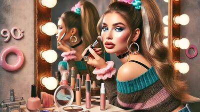 Dönem makyajları: 1990'lı yıllarda makyaj