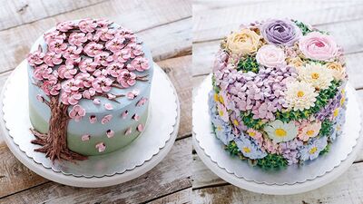 Baharın gelişini kutlayan pastalar