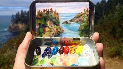 Doğa ile sanat buluşursa...