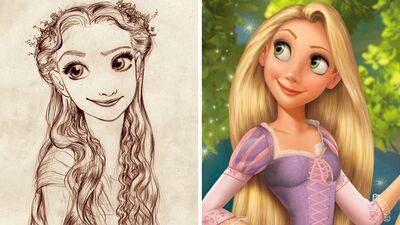 Disney karakterleri orijinal çizimleri