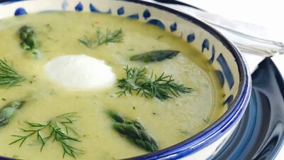 Kuşkonmaz çorbası