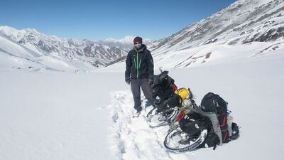 7 yılda bisikletle 100 ülke gezdi!