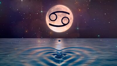 Ay, Yengeç burcunda...