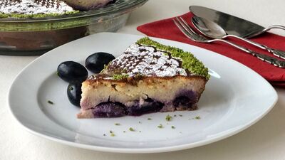 Glutensiz üzümlü klafuti