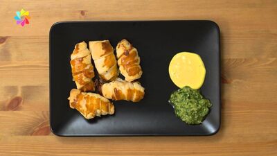 Kahvaltılık sosisli milföy