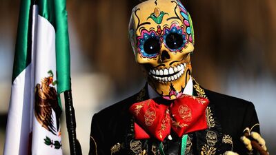 Meksika ölülerin gününü kutladı
