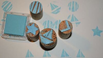 Evde kolayca yapabileceğiniz mantardan baskılar