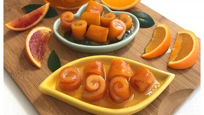 Portakal kabuğu reçeli 