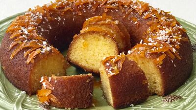 Portakal şerbetli kek