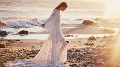 Sahil gelinlerine özel gelinlikler