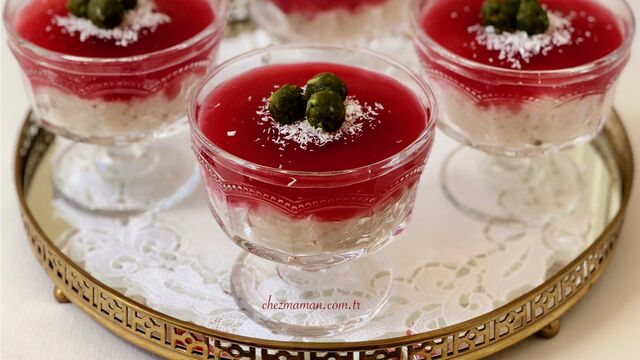 Vişne pelteli güllaç