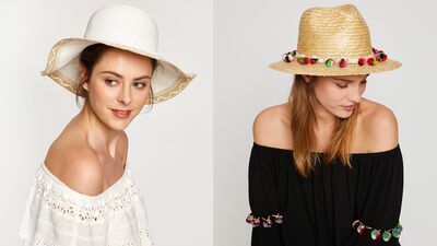 2018 hasır şapka modelleri