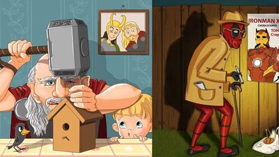 Marvel'ın ünlü karakterleri yaşlanırsa