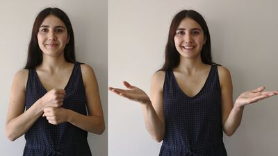 Kolayca öğrenebileceğiniz işaret dili kelimeleri