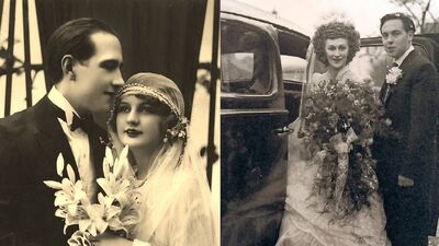 Tarihin tozlu sayfalarından düğün fotoğrafları