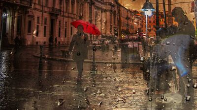 Yağmur damlaları fotoğrafa düşerse...