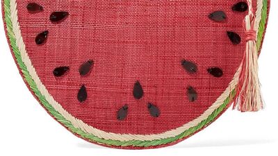 Meyve desenli 'tatlı' çantalar