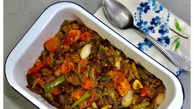 Kekikli sac kavurması