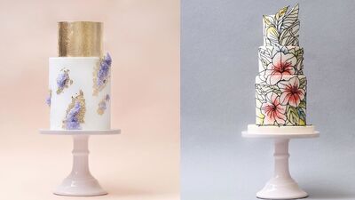 Peri masalını andıran pasta tasarımları