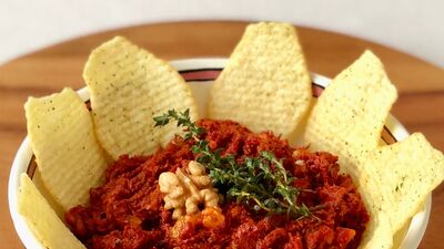 Cevizli tahinli meze