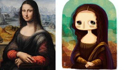 Ünlü tablolara farklı bir bakış açısı...