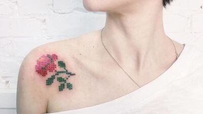 Rengarenk nakış dövmeler!