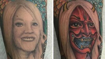 Eski sevgili dövmelerinin değişimi