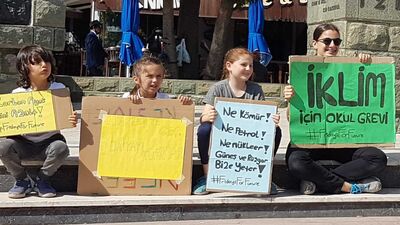 Çocuklar geleceklerine sahip çıkıyor