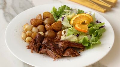 Fırında portakallı kuzu kol 