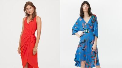 İnce belli görünmek için: Anvelop elbise