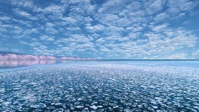 Dünyanın en derin gölünden kareler