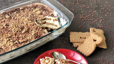 Spekulatius bisküvili tarçınlı tiramisu