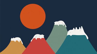 Minimal sanat: Kediler ve manzaralar