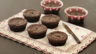 Vişneli muffin brownie