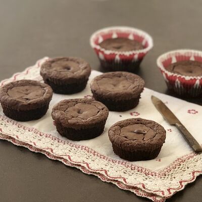 Vişneli muffin brownie