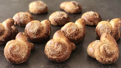 Ballı salyangoz kurabiyeler