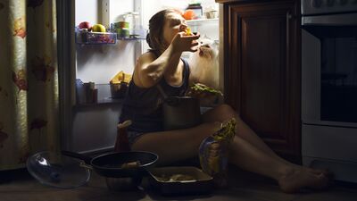 Evde kaldıkça daha fazla yemek yiyorsanız...