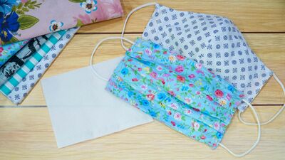 Evde virüslere karşı koruyucu maske yapımı