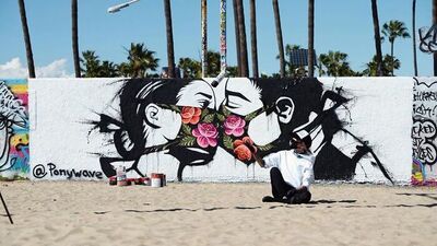 Koronavirüs grafitileri