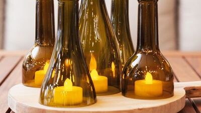 Cam şişe ile neler yapılabilir?