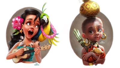 Farklı ülkelerden sevimli çizgi karakterler