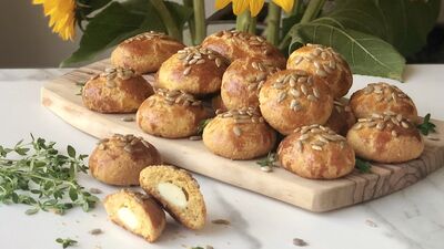 Mısır unlu peynirli poğaça