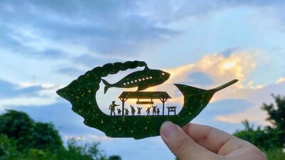 Yaprak kesiminden sanata...